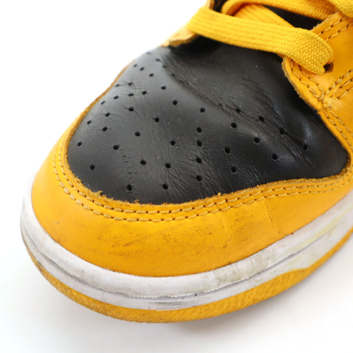 NIKE ナイキ ダンク ロー レトロ スニーカー 26 イエロー×ブラック DUNK LOW RETRO DD1391-004 箱付き メンズ