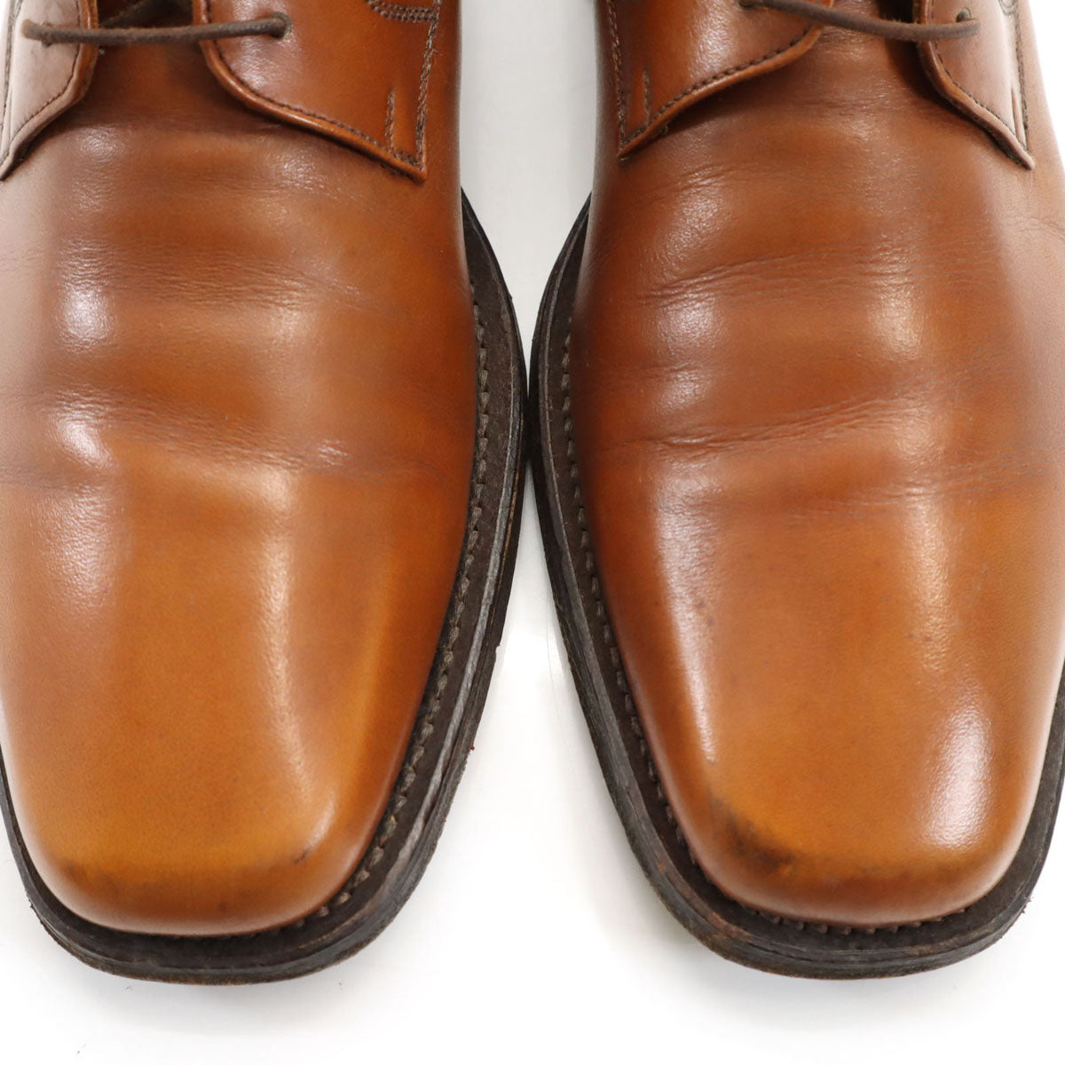 REGAL TOKYO リーガル トウキョウ 日本製 プレーントゥ シューズ 25EE ブラウン 外羽根 箱付き メンズ