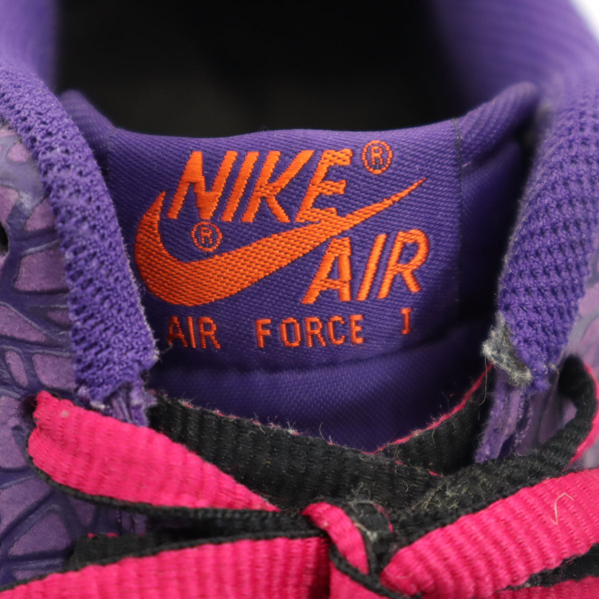 NIKE ナイキ AIR FORCE 1 LOW スニーカー 27.5 パープル 488298-025 メンズ