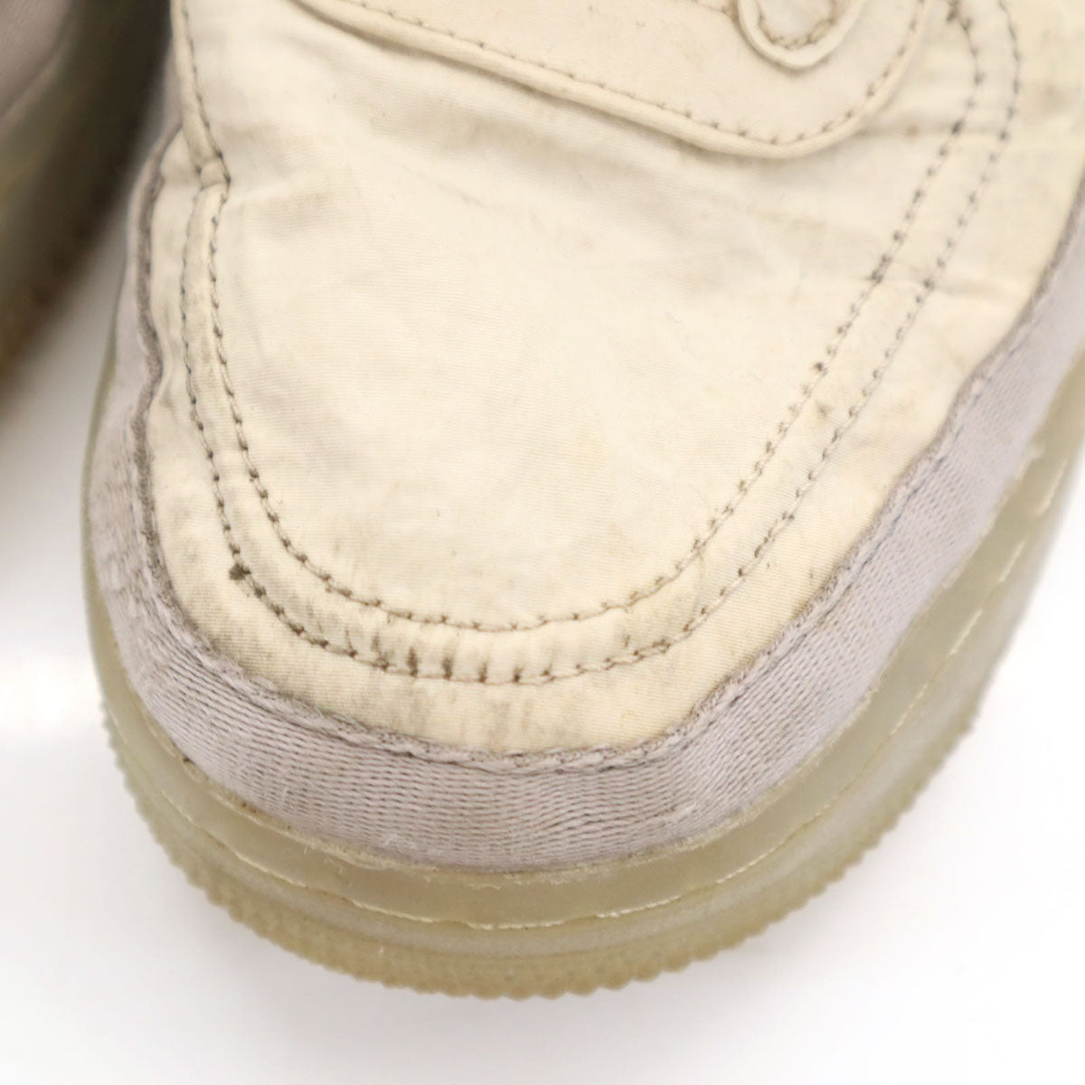 NIKE ナイキ エアフォース1 ハイ シェル シューズ 24.5 グレージュ系 BQ6096-002 スニーカー レディース