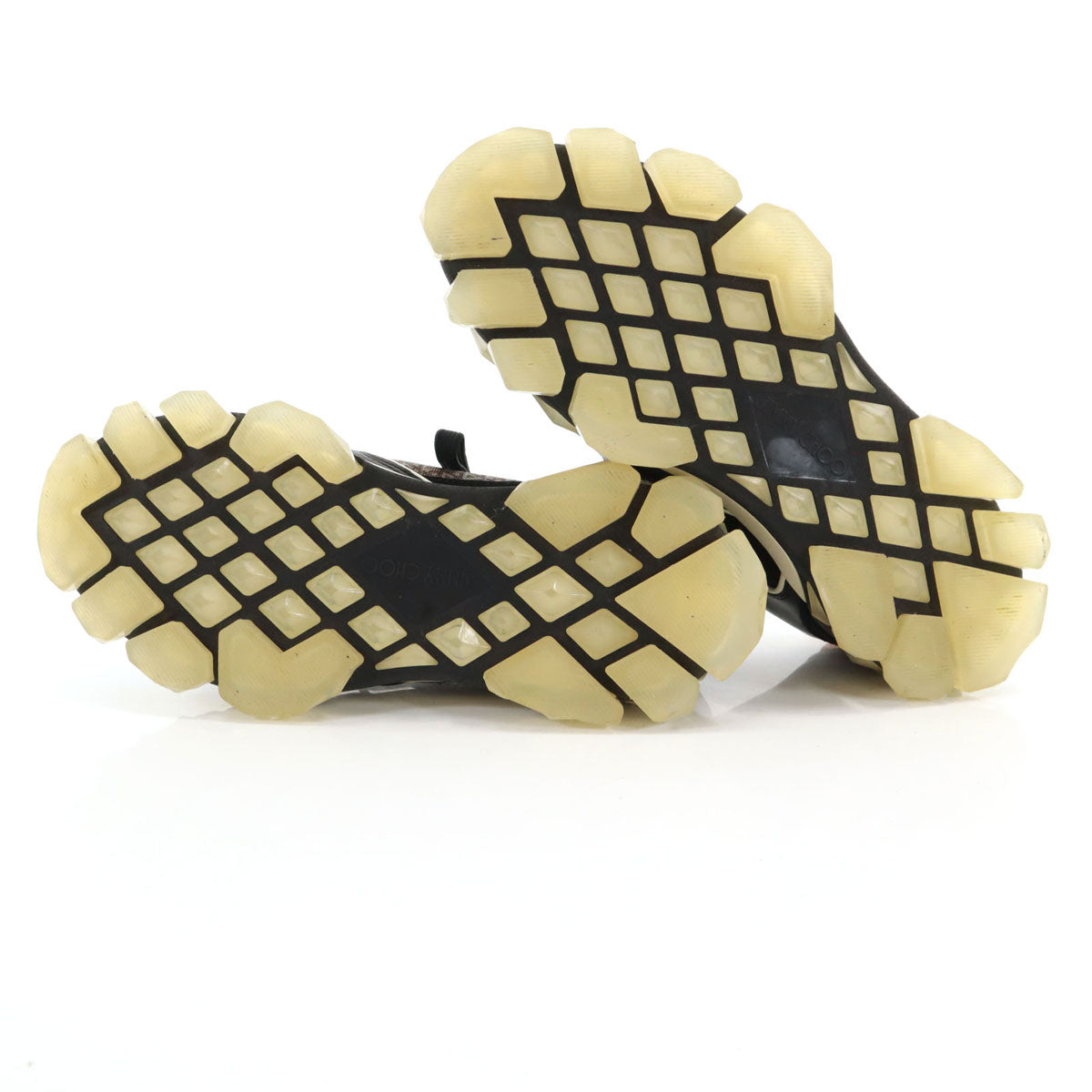 JIMMY CHOO ジミーチュウ DIAMOND X TRAINER スニーカー 40 ブラック FHF 204 保存袋付き メンズ