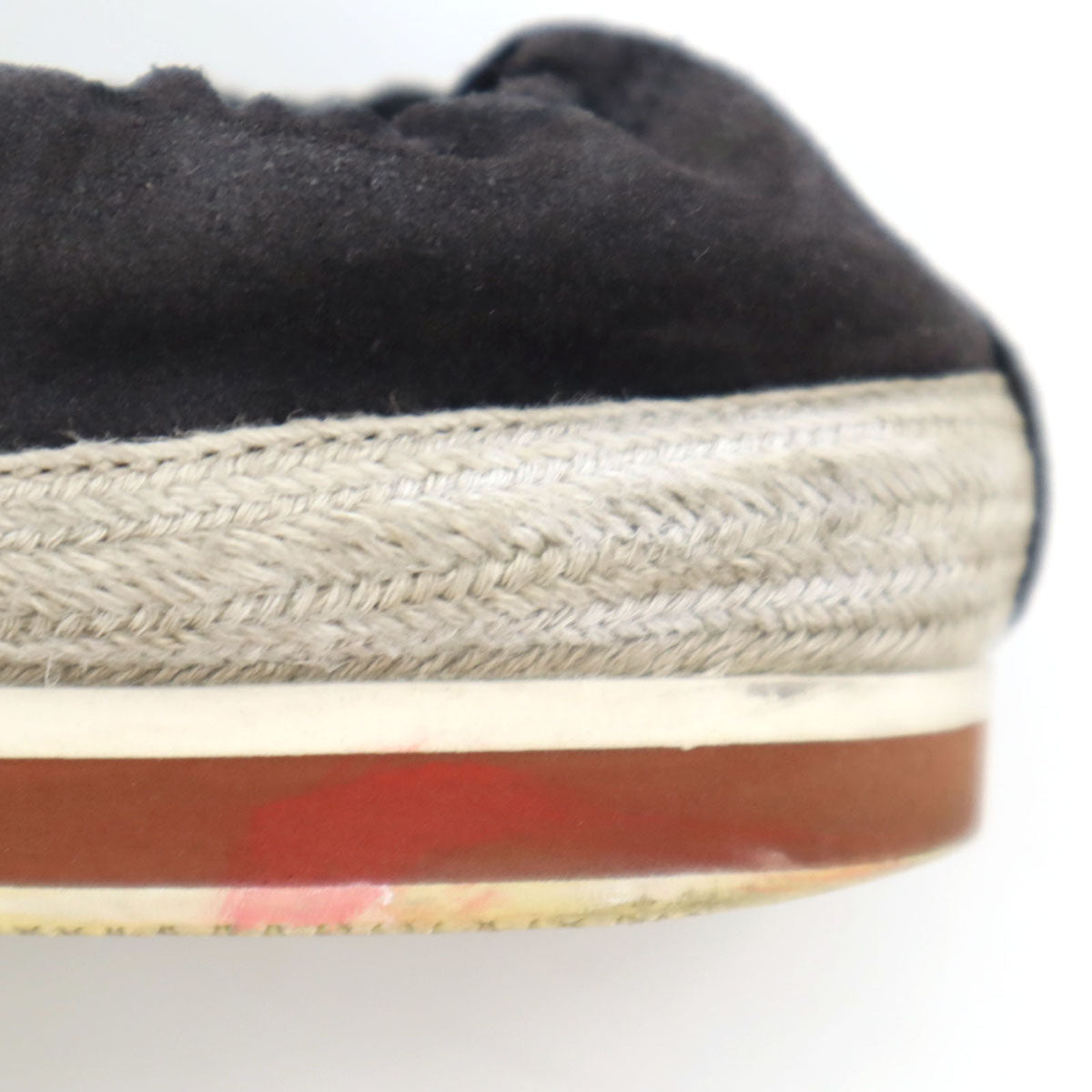 PRADA SPORT プラダ スポーツ スエードレザー スリッポン 8.5 ネイビー シューズ メンズ