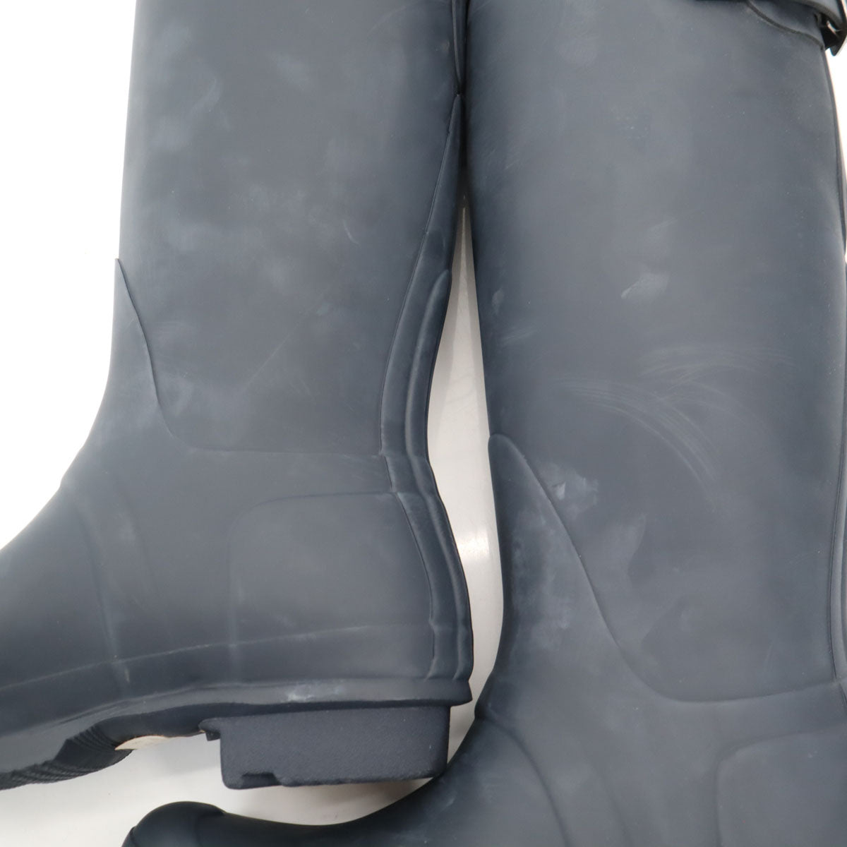 HUNTER ハンター バックストラップトール レインブーツ 4 ネイビー W24893 箱付き レディース