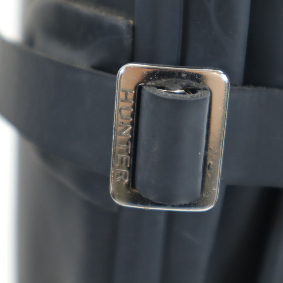 HUNTER ハンター バックストラップトール レインブーツ 4 ネイビー W24893 箱付き レディース