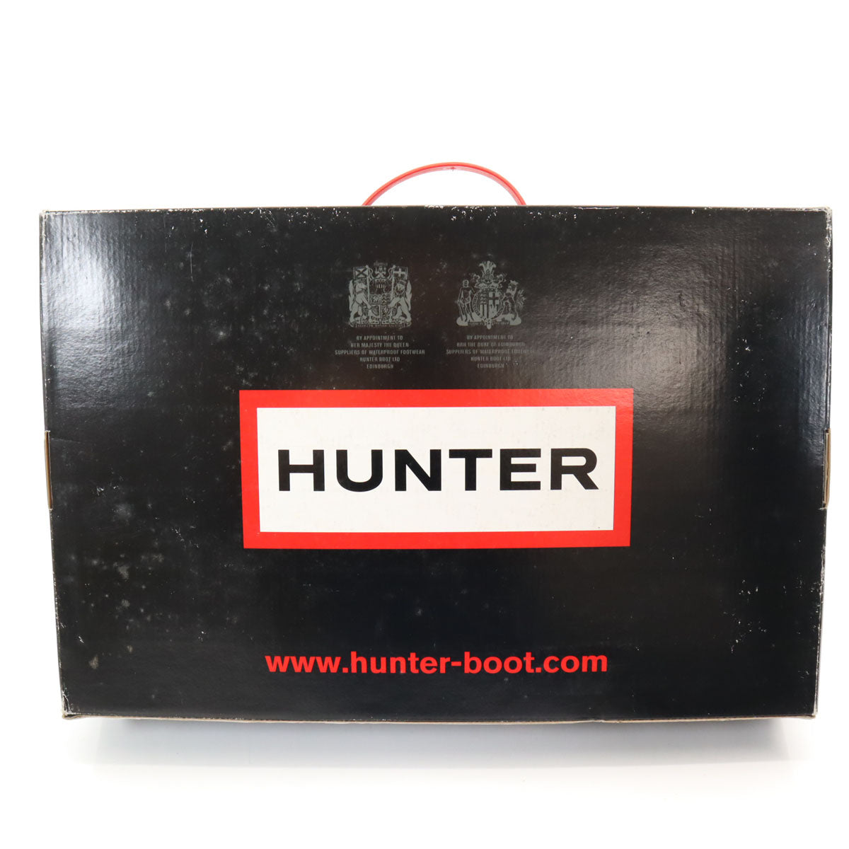HUNTER ハンター バックストラップトール レインブーツ 4 ネイビー W24893 箱付き レディース