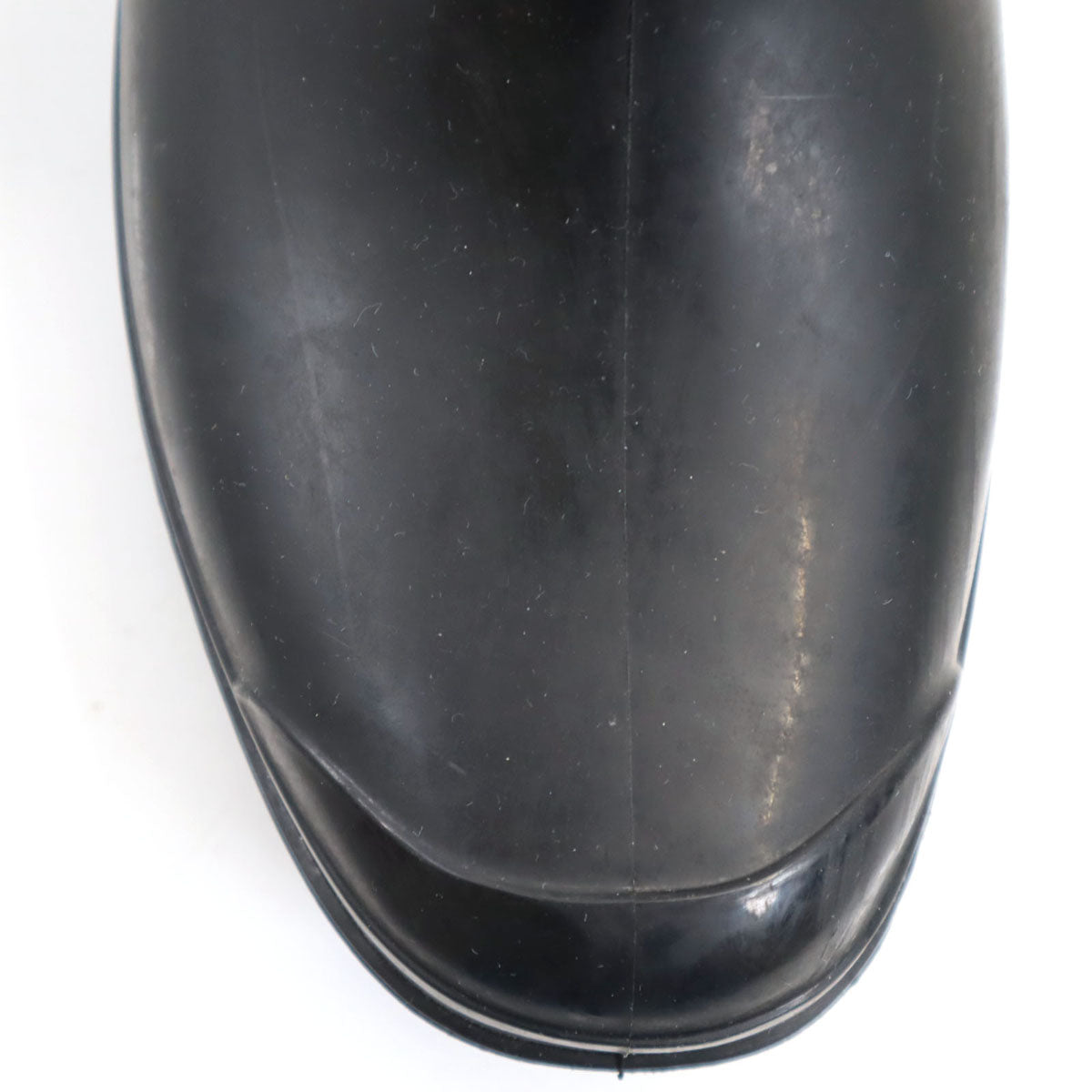 Calvin klein カルバンクライン ナイロン ラバー レインブーツ 8 1/2M ブラック E7784 箱付き レディース