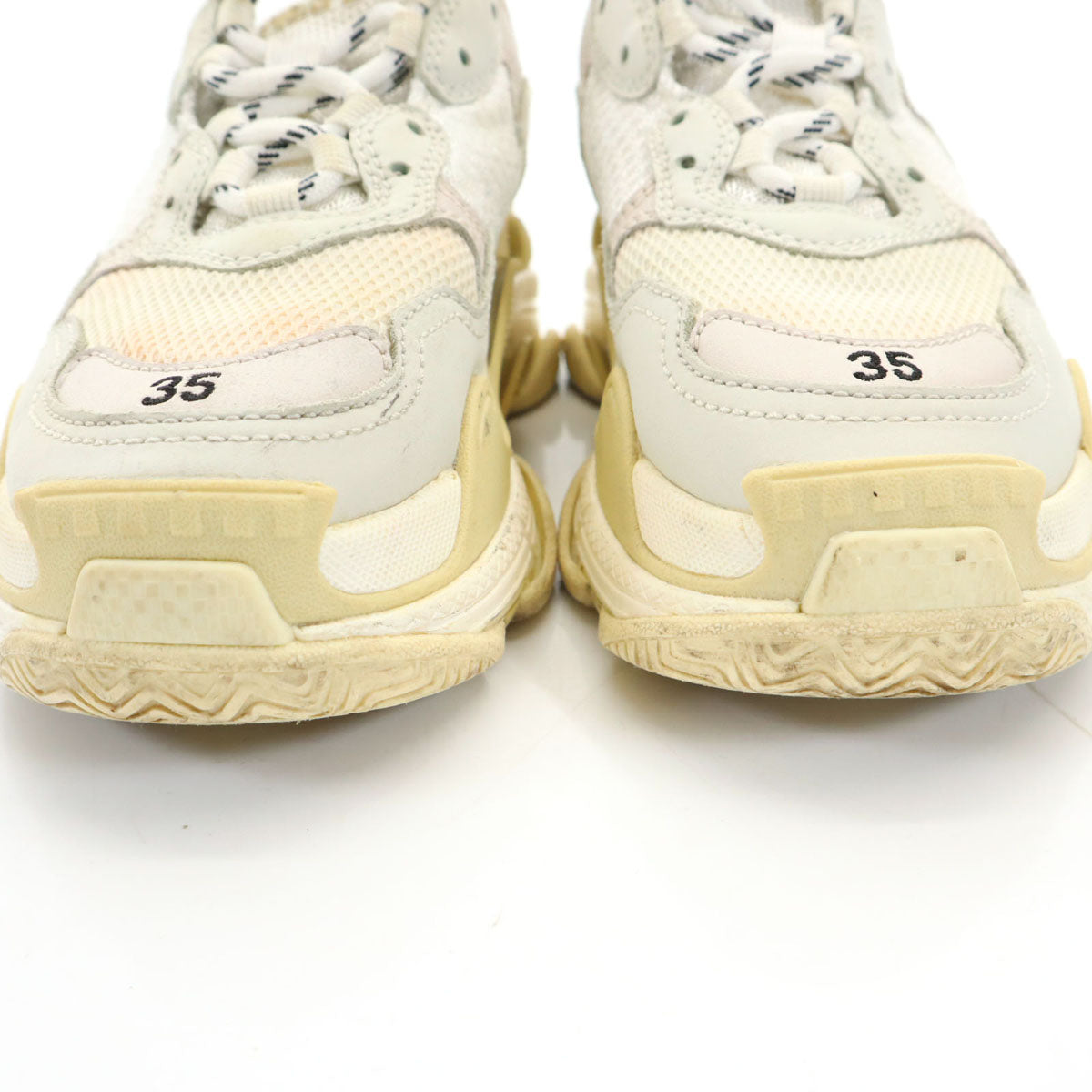 BALENCIAGA バレンシアガ トリプルS スニーカー 23 アイボリー 524036 レディース