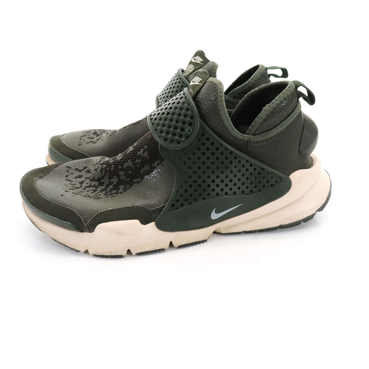 NIKE ナイキ ストーンアイランド Stone Island コラボ ソックダート ミッド スニーカー 27 カーキ 910090-300 メンズ