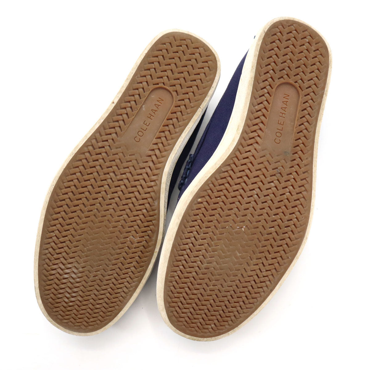 COLE HAAN コールハーン キャンバス ローファー 81/2 ネイビー メンズ