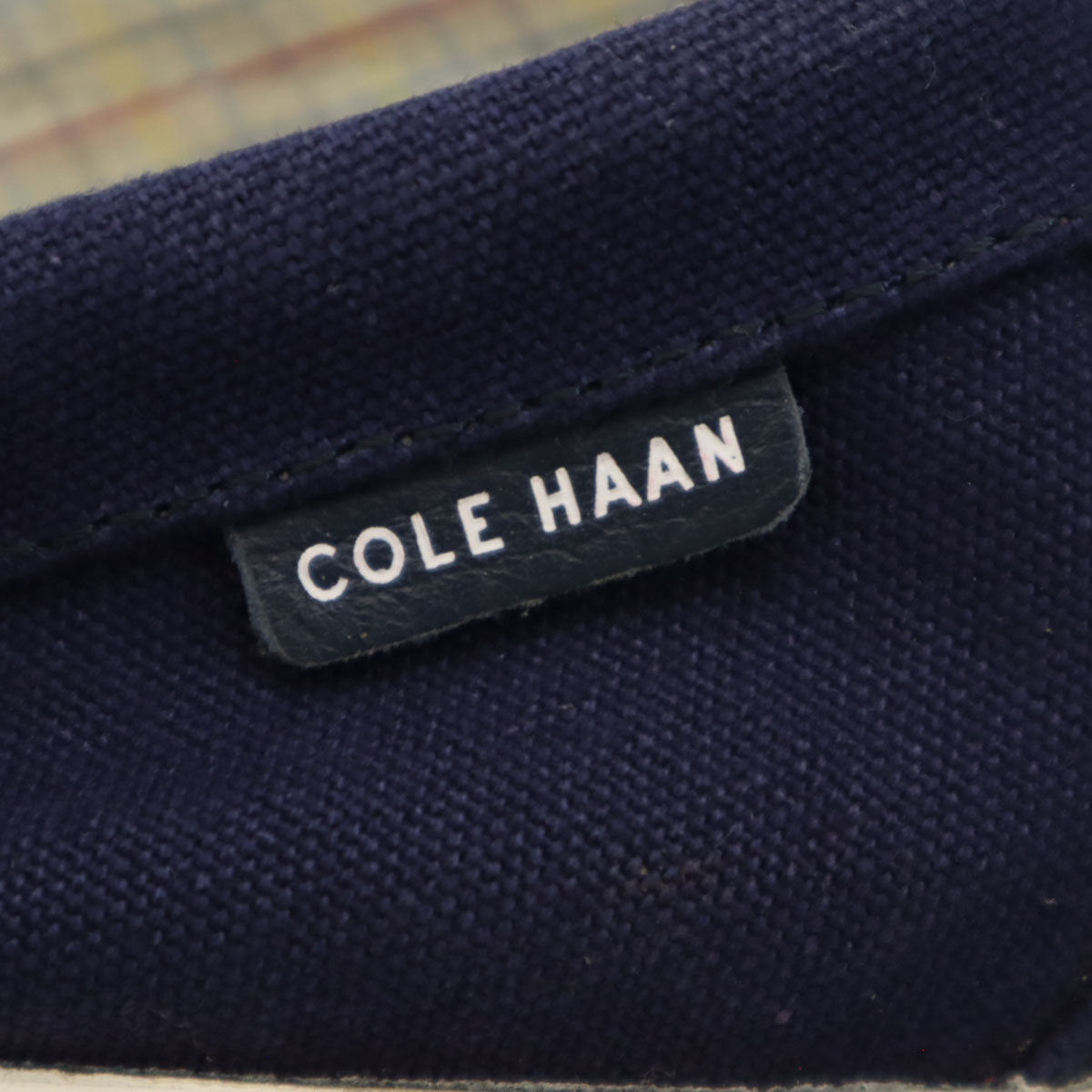 COLE HAAN コールハーン キャンバス ローファー 81/2 ネイビー メンズ