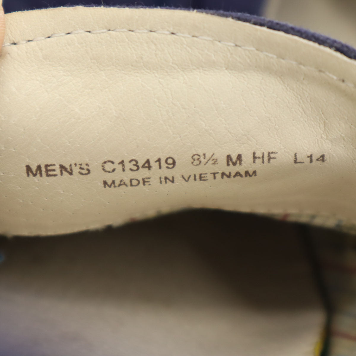 COLE HAAN コールハーン キャンバス ローファー 81/2 ネイビー メンズ