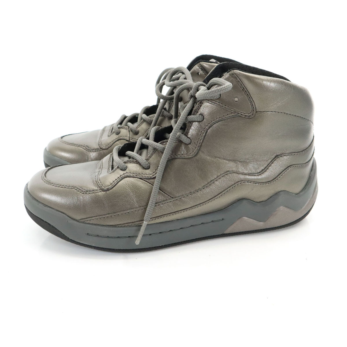 GEOX ジェオックス ハイカット スニーカー US8 グレー系 PATRICK COX メンズ