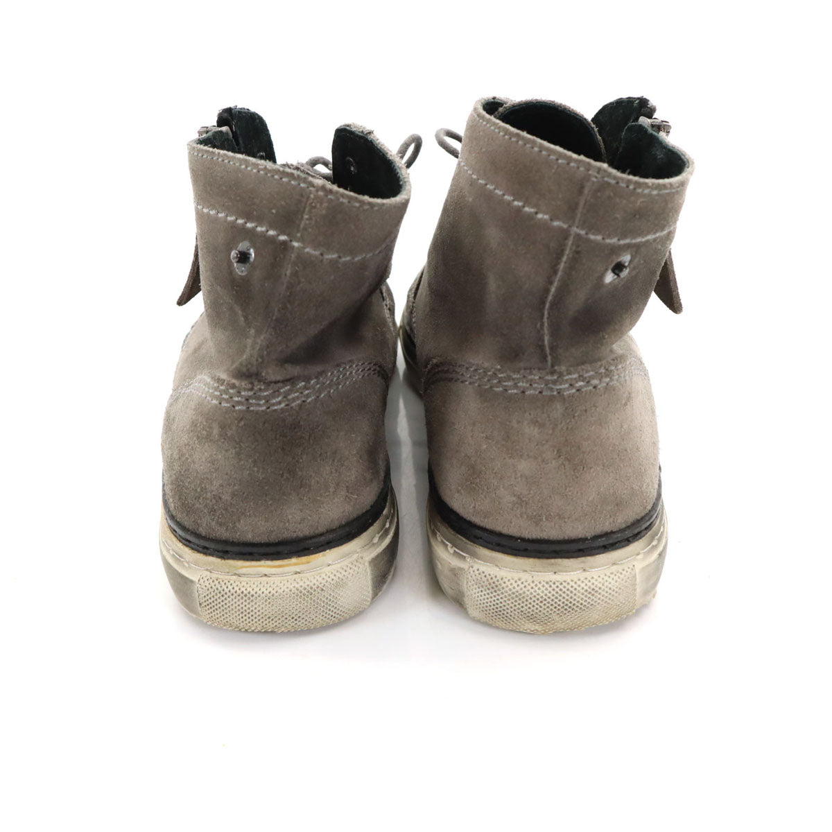 DIESEL ディーゼル スエード ブーツ 41 グレー系 メンズ