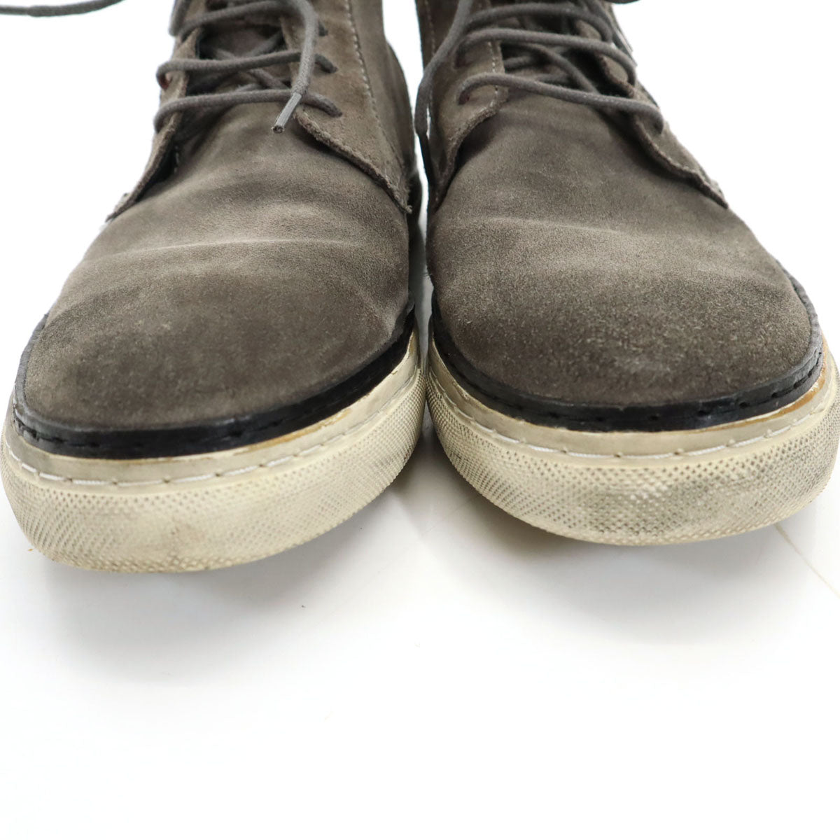 DIESEL ディーゼル スエード ブーツ 41 グレー系 メンズ