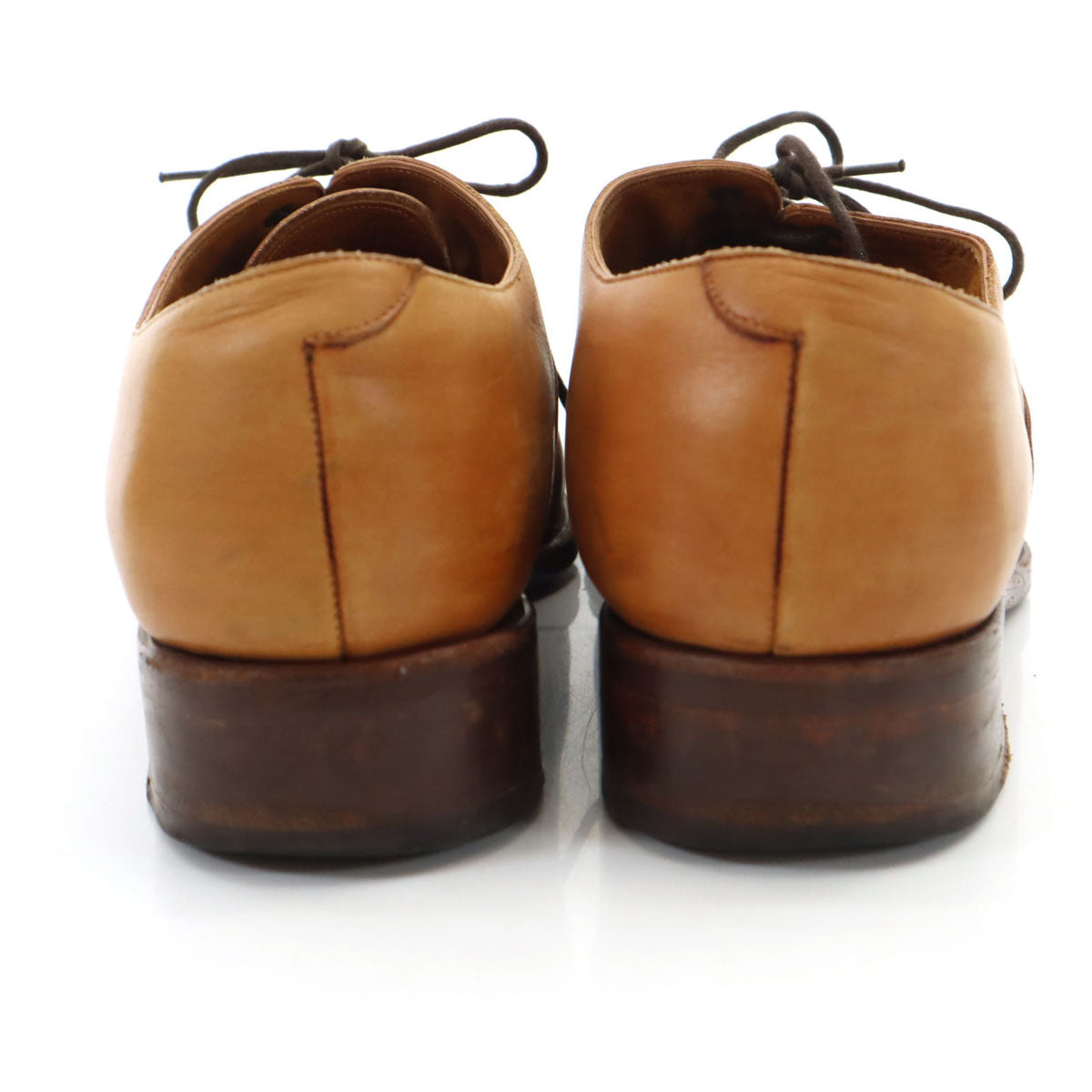 J.A.Ramis ジェイ― エー ラミス 本革 レザー ビジネスシューズ 8 1/2 キャメル 内羽根 革靴 メンズ