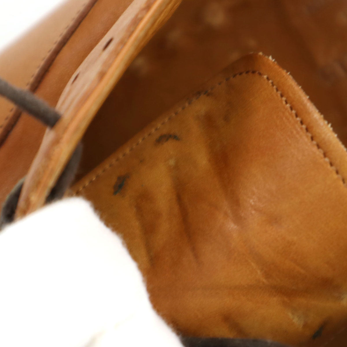 J.A.Ramis ジェイ― エー ラミス 本革 レザー ビジネスシューズ 8 1/2 キャメル 内羽根 革靴 メンズ