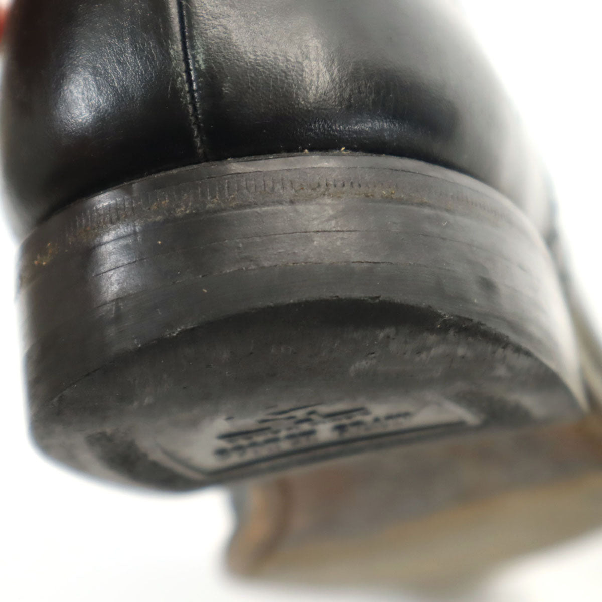 SCOTCH GRAIN スコッチグレイン レザー ビジネスシューズ 24 1/2 ブラック 外羽根 革靴 シューキーパー付き メンズ