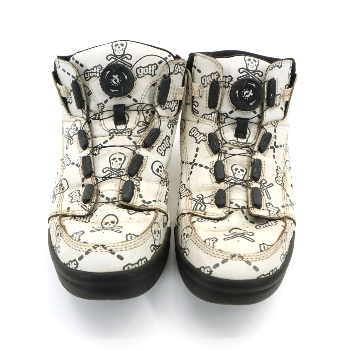 MARK&LONA マークアンドロナ グラヴィス コラボ 総柄 ゴルフ シューズ