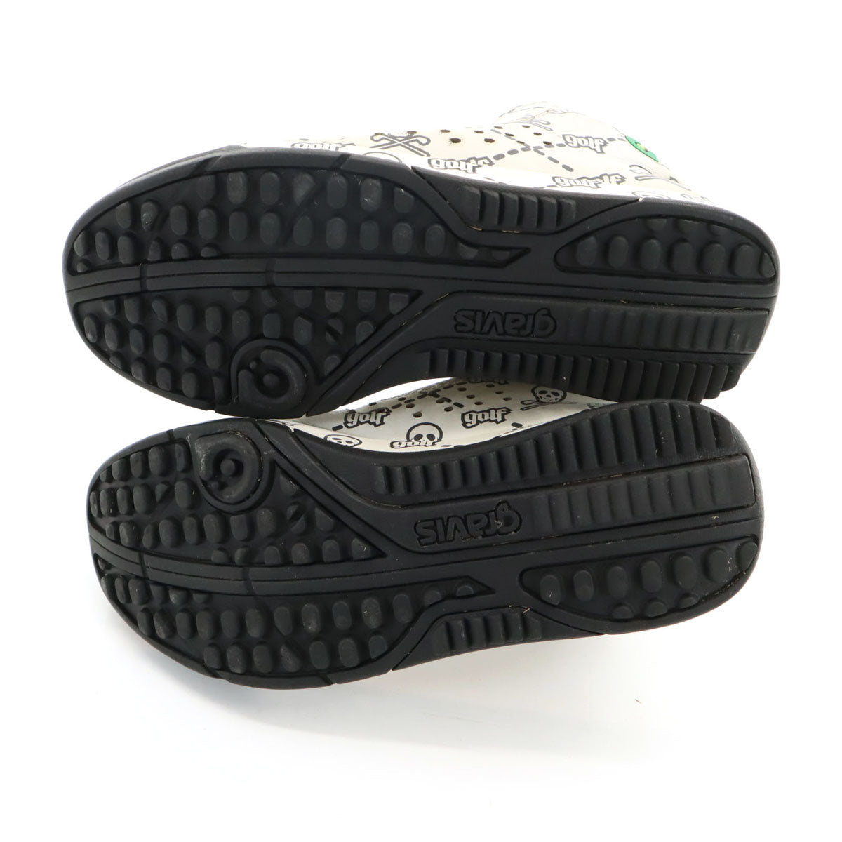 MARK&LONA マークアンドロナ グラヴィス コラボ 総柄 ゴルフ シューズ 26 ホワイト系 メンズ