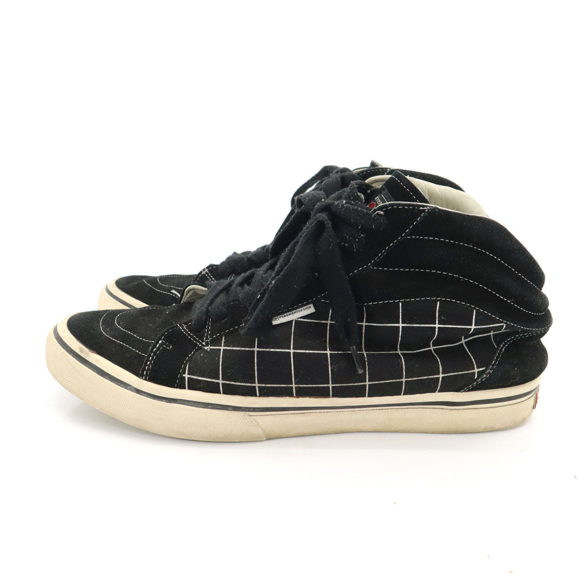 Visvim ヴィズヴィム フラグメント コラボ ミッドカット スニーカー 11 ブラック メンズ