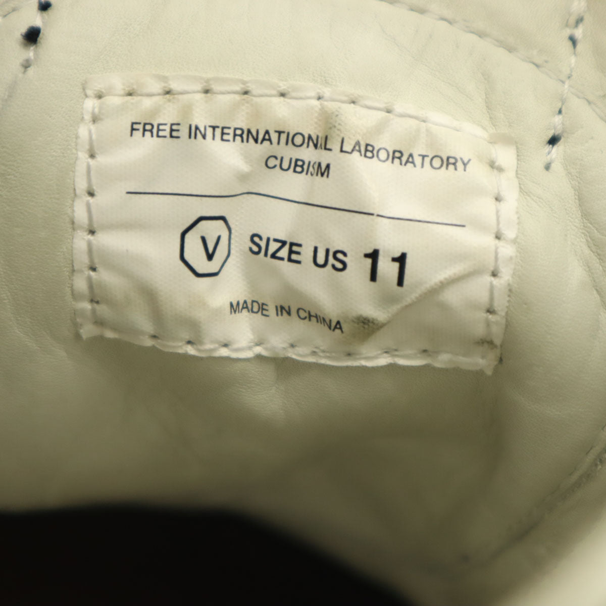 Visvim ヴィズヴィム フラグメント コラボ ミッドカット スニーカー 11 ブラック メンズ