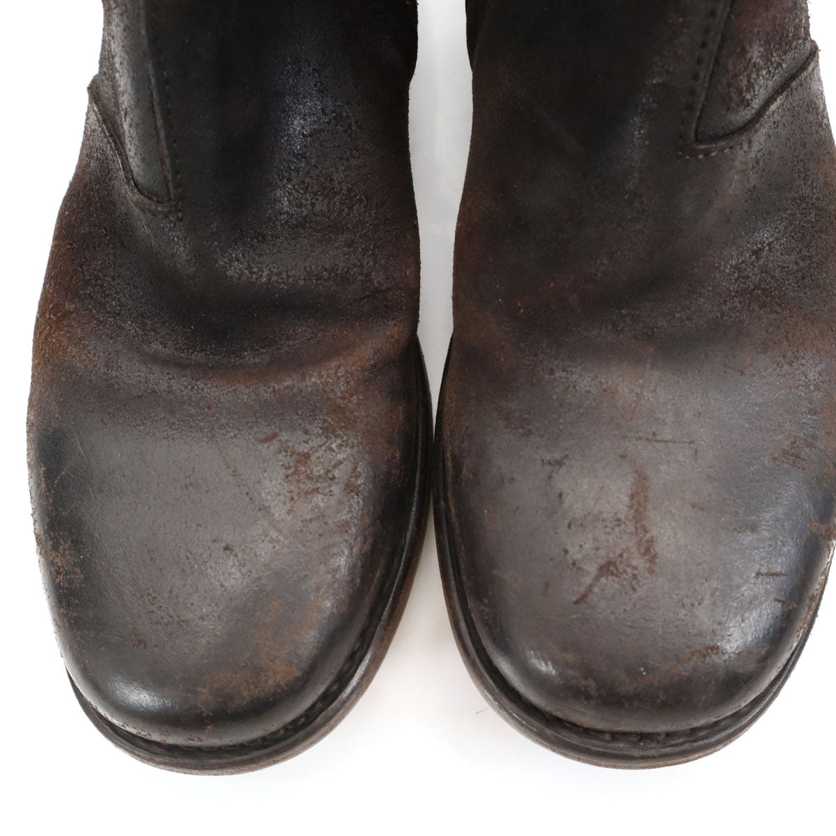 wjk ダブルジェイケイ 897 サイドジップ ブーツ 41 ブラウン 箱付き メンズ