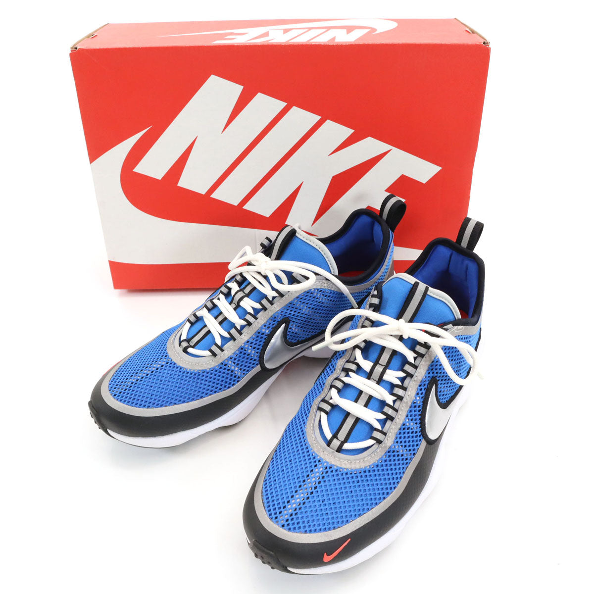 NIKE ナイキ エアズーム スピリドン スニーカー 27.5 ブルー 876267-400 箱付き メンズ
