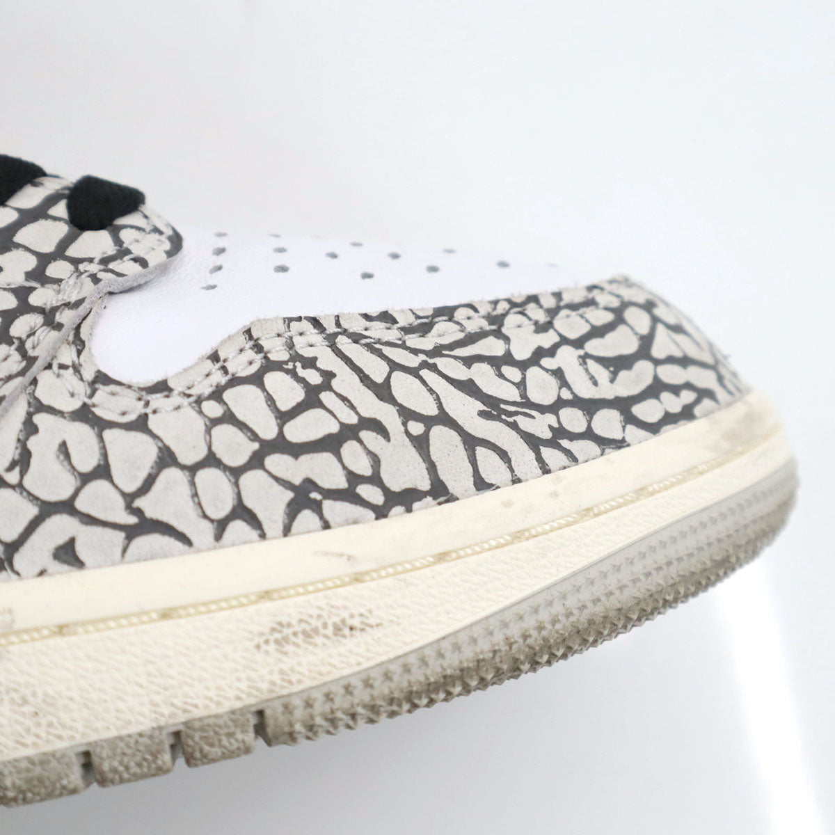 NIKE ナイキ エアジョーダン 1 レトロ ハイ OG エレファント柄 スニーカー 27.5 ホワイト DZ5485-052 AIR JORDAN 箱付き メンズ