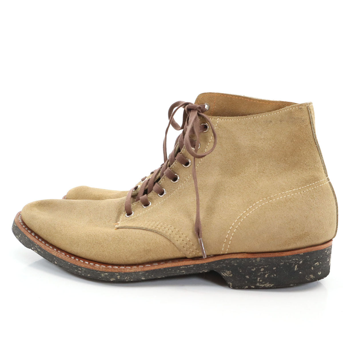 Brass shoe co ブラスシューコー 日本製 スエード ブーツ ベージュ シューキーパー付き シューズ メンズ