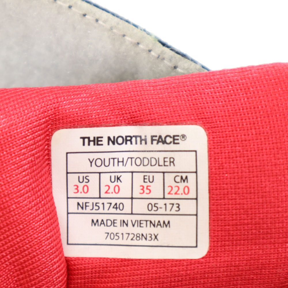 THE NORTH FACE ノースフェイス NFJ51740 アウトドア スニーカー 22 黒 箱付き キッズ
