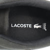 未使用 ラコステ スニーカー USA8.5 ブラック系 LACOSTE ロゴ メンズ