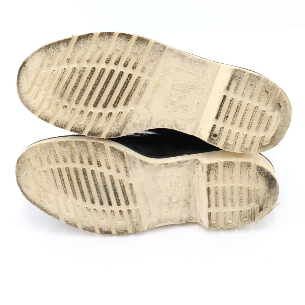 ドクターマーチン イギリス製 総柄 ショートブーツ UK4 ブラウン系 Dr.Martens レディース