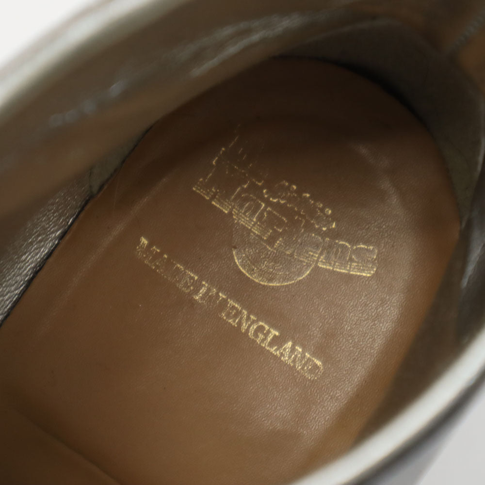 ドクターマーチン イギリス製 総柄 ショートブーツ UK4 ブラウン系 Dr.Martens レディース