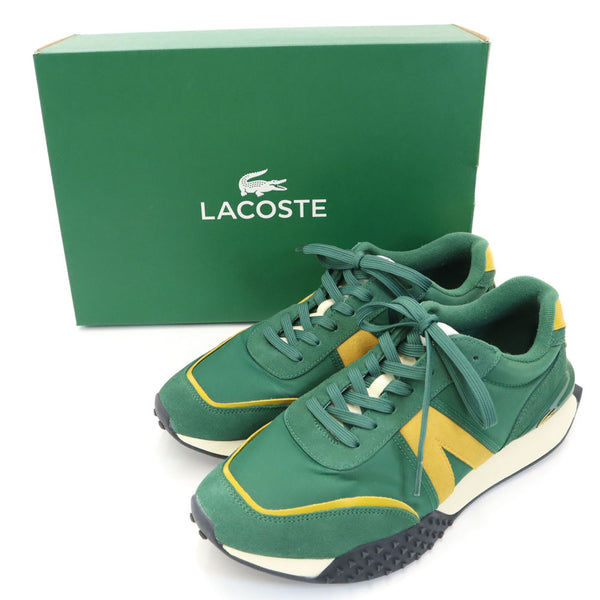 ラコステ スニーカー USA 11.5（JP 285） グリーン系 LACOSTE 箱付き メンズ