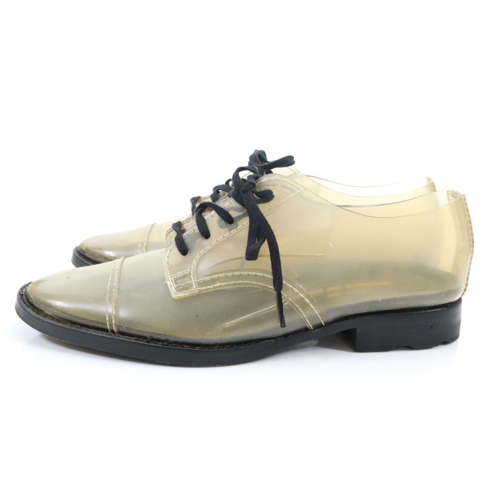 COMME des GARCONS コムデギャルソン 日本製 クリア シューズ 22.5cm ブラック系 レディース