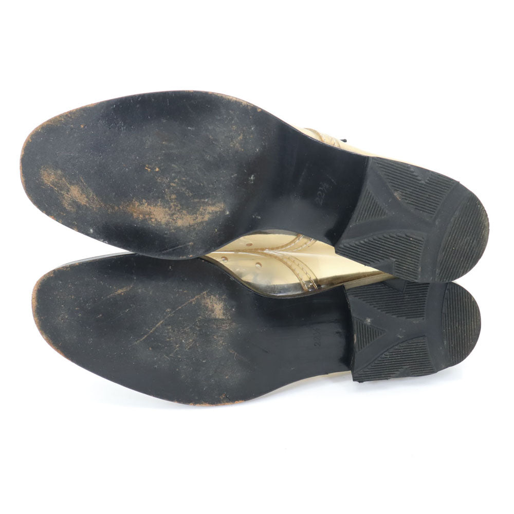 COMME des GARCONS コムデギャルソン 日本製 クリア シューズ 22.5cm ブラック系 レディース