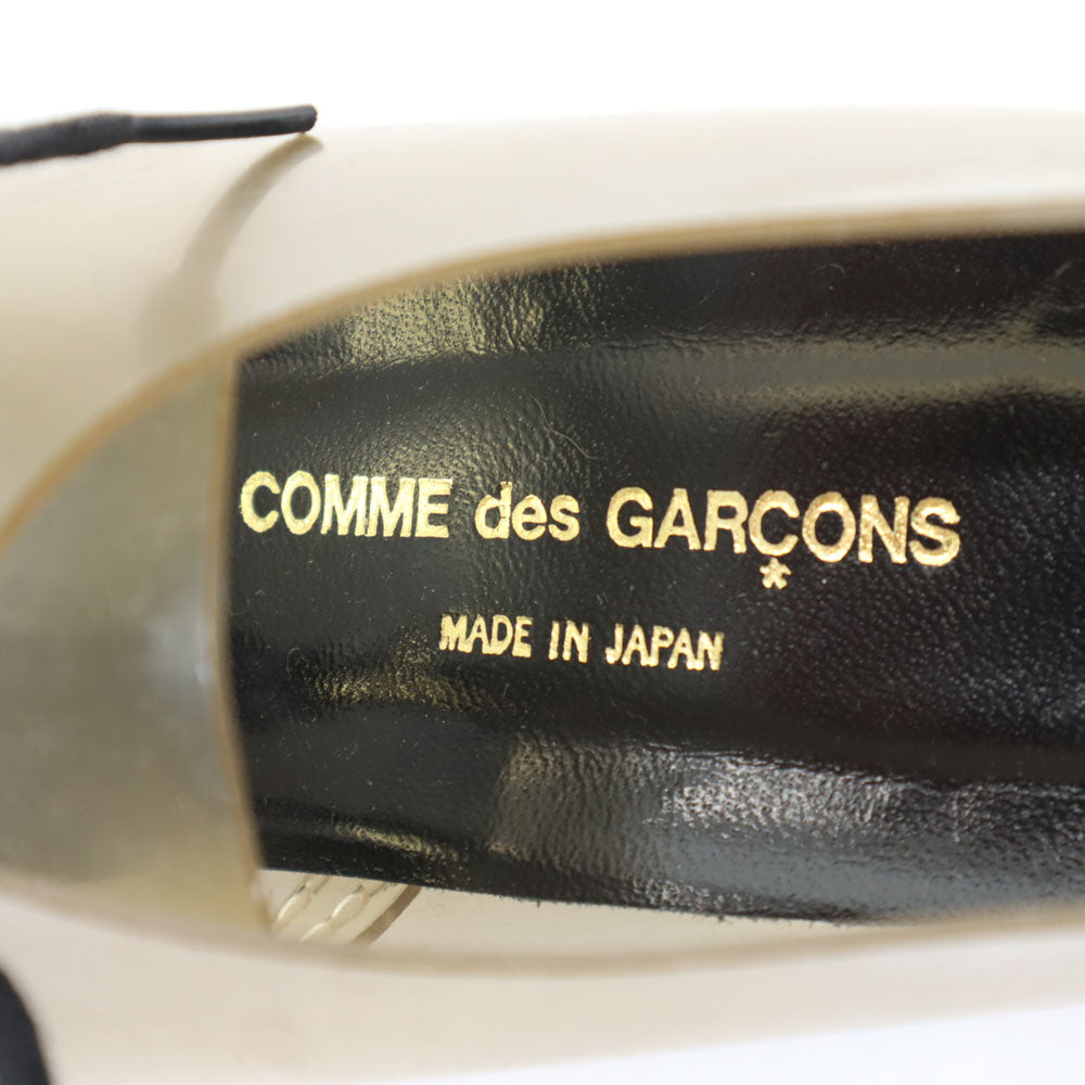 COMME des GARCONS コムデギャルソン 日本製 クリア シューズ 22.5cm ブラック系 レディース