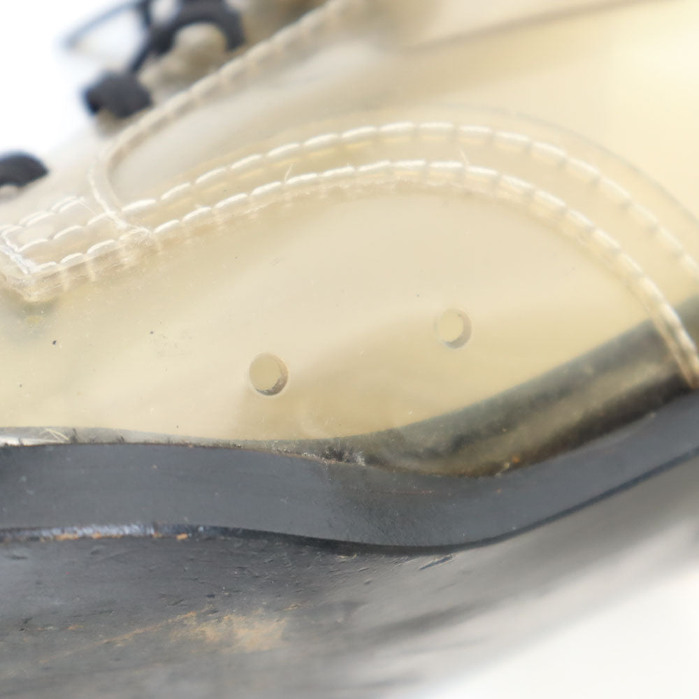 COMME des GARCONS コムデギャルソン 日本製 クリア シューズ 22.5cm ブラック系 レディース