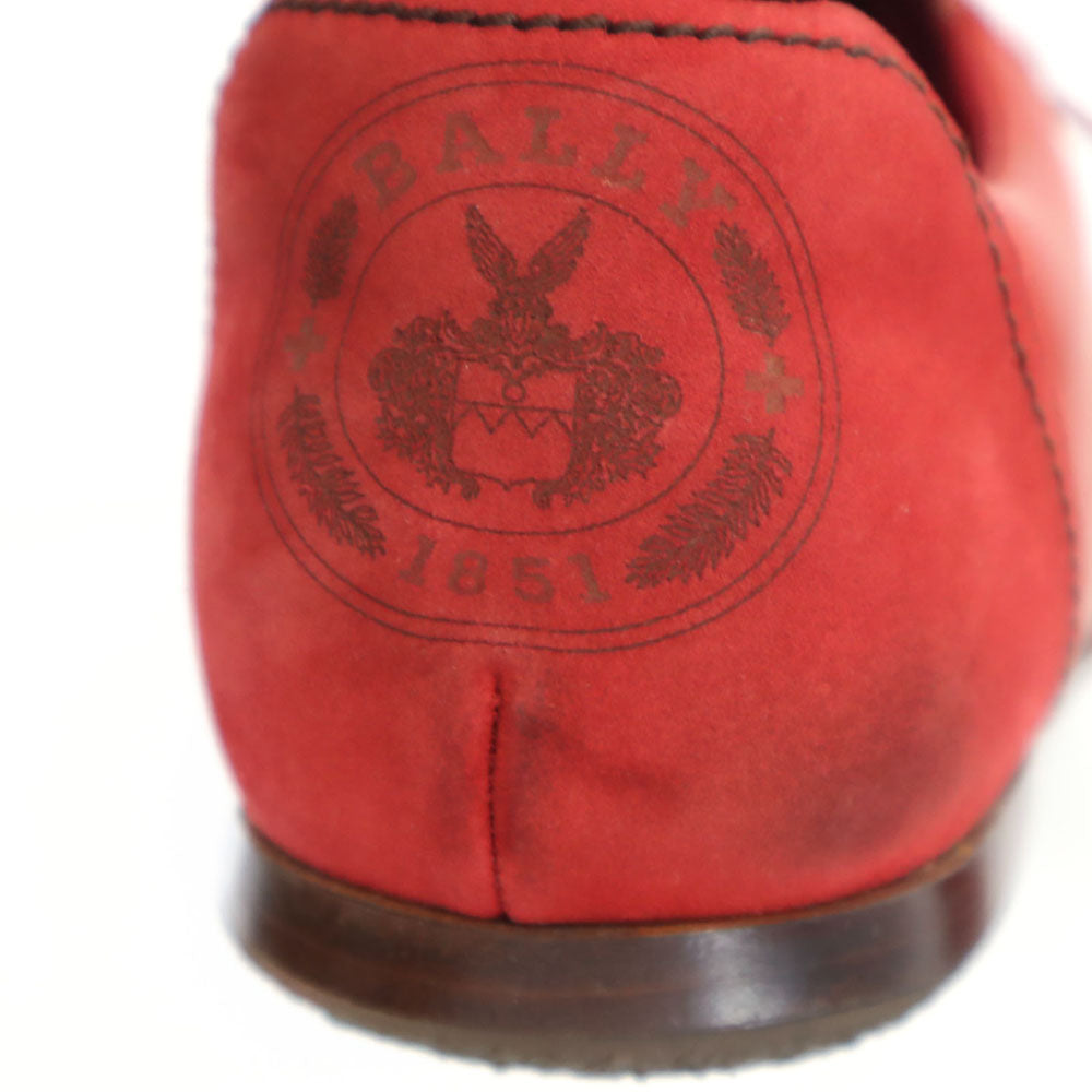BALLY バリー スイス製 スニーカー 6E レッド系 シューズ メンズ