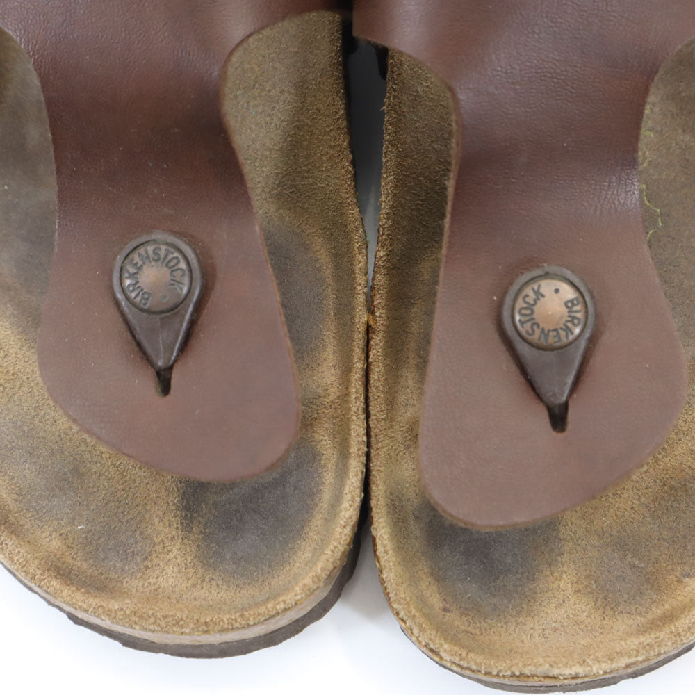 BIRKENSTOCK ビルケンシュトック ドイツ製 ギゼ サンダル 37 ブラウン Gizeh メンズ