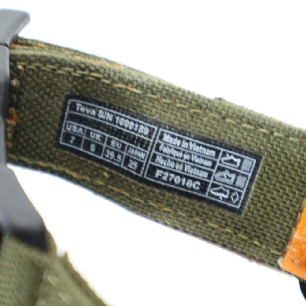 Teva テバ × ポーター コラボ スポーツ サンダル 25 黒×カーキ × PORTER メンズ