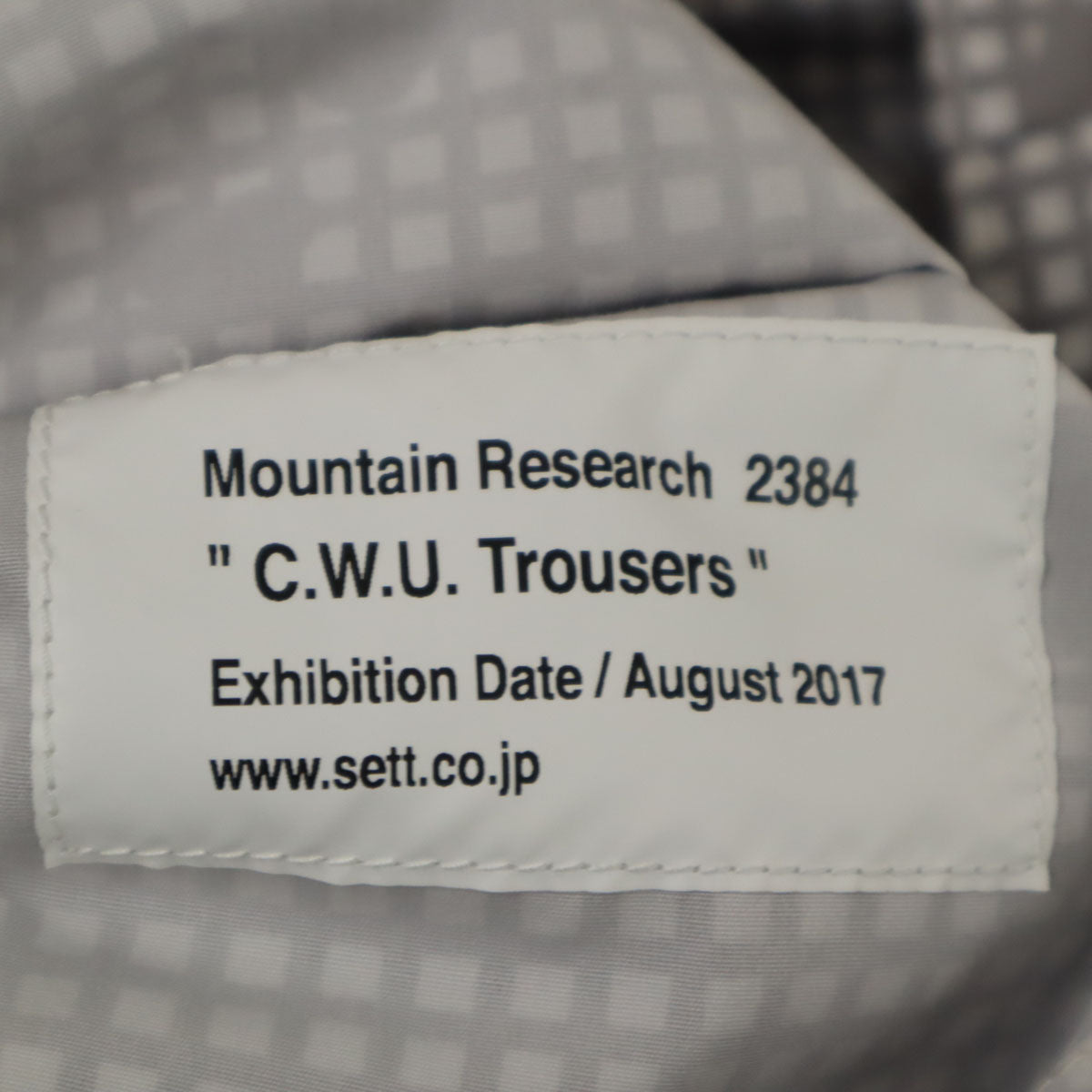 MOUNTAIN RESEARCH マウンテンリサーチ チェック柄 パンツ M グレー アウトドア メンズ