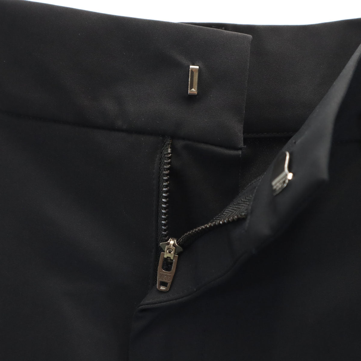 β ベータ 日本製 クロップドパンツ 7 ブラック レディース