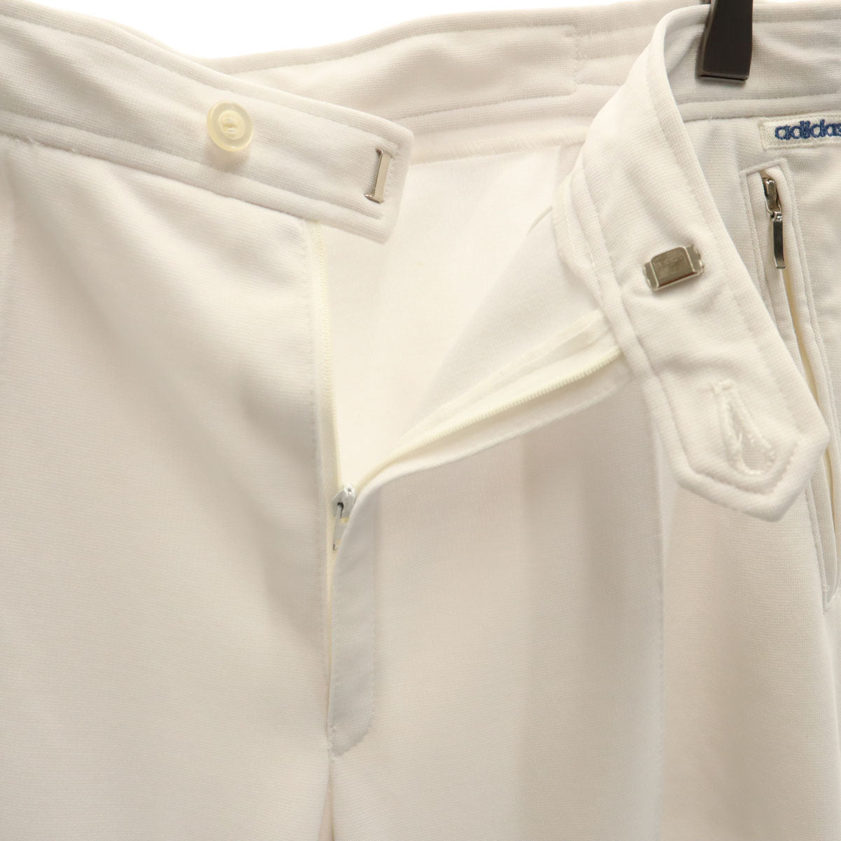 adidas アディダス 70s ヴィンテージ スラックスパンツ O ホワイト デサント メンズ