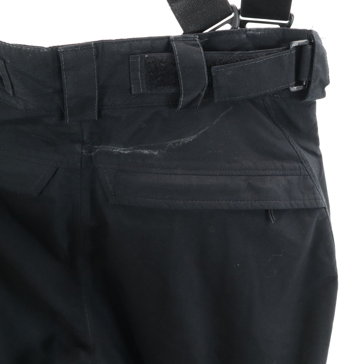 Columbia コロンビア スノーボード サスペンダー付き パンツ S ブラック 裏フリース アウトドア レディース