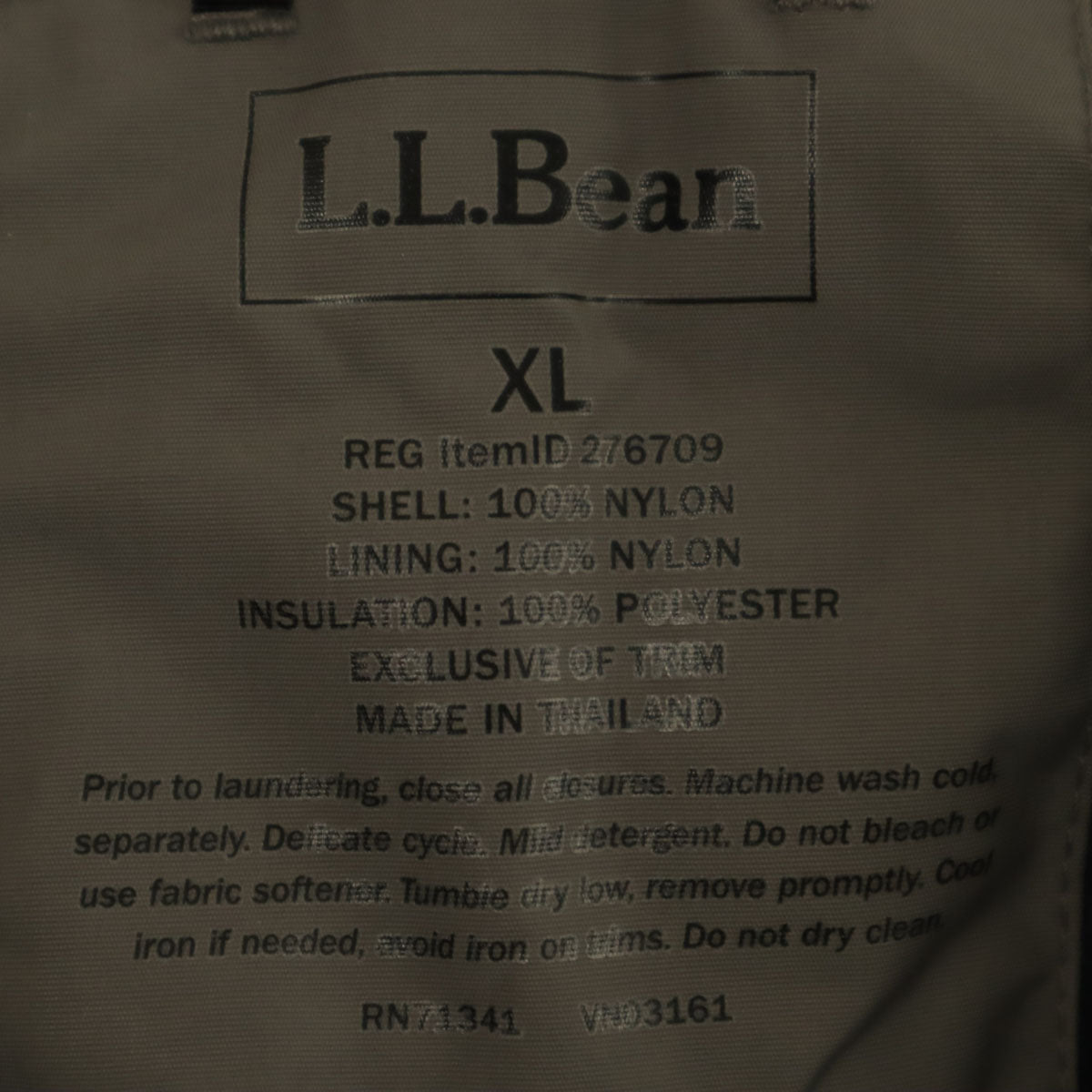 未使用 L.L.Bean エルエルビーン スキー 中綿ロングパンツ XL グレー タグ付き メンズ