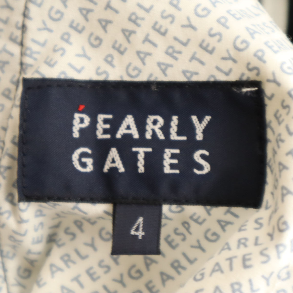 PEARLY GATES パーリーゲイツ ゴルフ パンツ 4 ネイビー メンズ