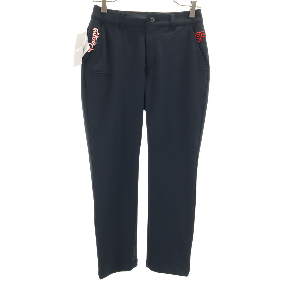 未使用 BEAMS GOLF ビームスゴルフ ゴルフ パンツ S ネイビー ストレッチ レディース