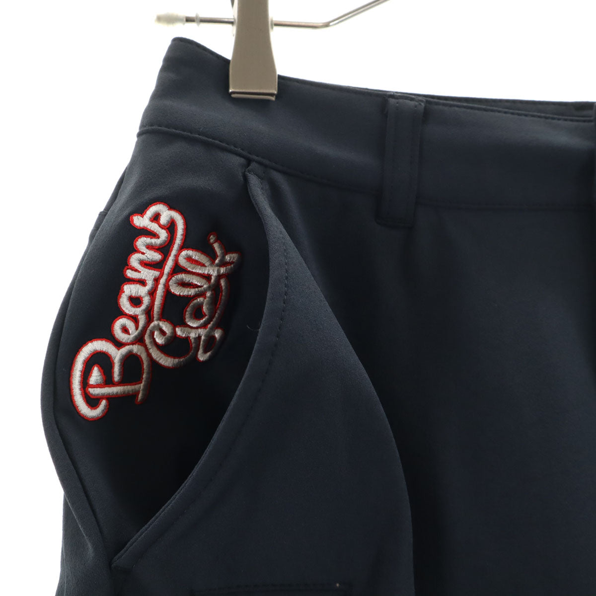 未使用 BEAMS GOLF ビームスゴルフ ゴルフ パンツ S ネイビー ストレッチ レディース