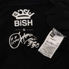 ジーユー ビッシュコラボ プリント 半袖 Tシャツ S ブラック GU BISH 清掃員 メンズ